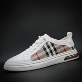 Men's Board Fashionable Summer Versatile Checked Cloth Men's Shoes