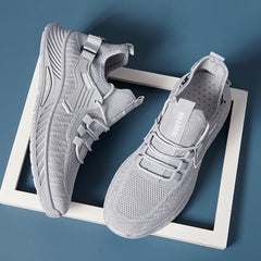 Atmungsaktive, leichte Laufschuhe aus Mesh für Herren in großen Größen
