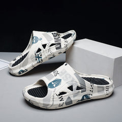 Stylish Men's Summer Outerwear Platform Flip Flops