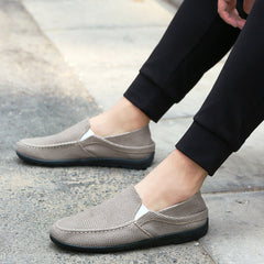 Zapatos de lona Tod's de lino transpirables para hombre