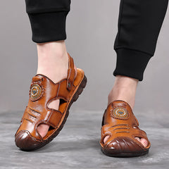 Sandalias de playa con punta cerrada y suela blanda para hombre