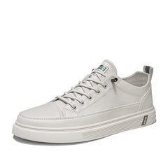 Zapatillas deportivas blancas de moda para hombre, de primavera y estilo salvaje.