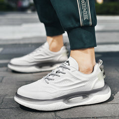 Men's Platform Breathable Clunky Korean Style Trendy Sneakers