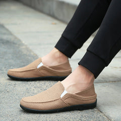 Zapatos de lona Tod's de lino transpirables para hombre