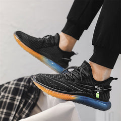 Herren Plateau Sommer Atmungsaktive klobige Sneakers im koreanischen Stil