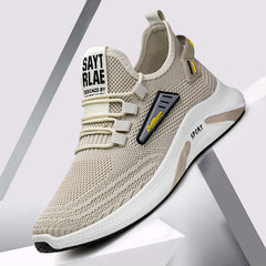 Men's Soft Bottom Comfortable Running Flying Woven Sneakers