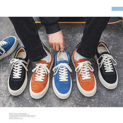 Weiße Sport-Sneakers für Herren im koreanischen Sommerstil