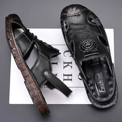 Sandalias de playa con punta cerrada y suela blanda para hombre