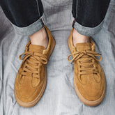 Men's Cowhide Suede Korean Sports Sneakers