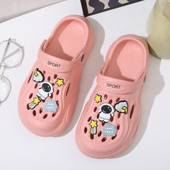 Sandalias de playa transpirables con punta cerrada y agujeros para mujer y hombre