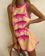 Vestido tie-dye de verano