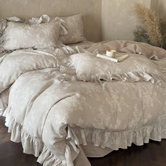Desirée Vintage Floral Ruffled Bedding Set