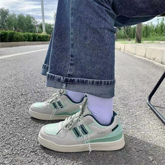 Zapatillas bajas transpirables blancas de verano para mujer y hombre