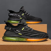 Edle Herren Mesh Jelly Sneakers in Übergröße