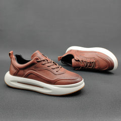 Vielseitige echte modische koreanische Lederschuhe für Herren