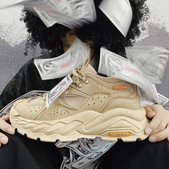 Lässige Herren-Sneaker im koreanischen Stil mit trendigen Daddy-Schuhen