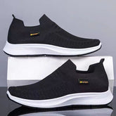 Men's Slip-on Lofter Flying Woven Pumps Dad Sneakers