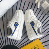 Paar- und trendige weiße Sneakers für Damen und Herren