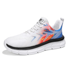 Men's Sports Travel Large Size Color Matching Thick Sneakers
