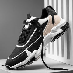 Zapatillas deportivas coreanas de tejido volador de verano para hombre