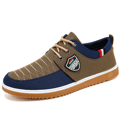 Graceful Men's Cloth Dad Korean Canvas Shoes