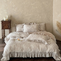 Desirée Vintage Floral Ruffled Bedding Set