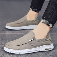 Zapatos casuales de verano sin cordones con diseño de paraguas y guisantes para hombre
