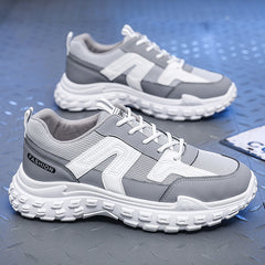 Herren-Lauf-Sport-Dad-Sneaker mit Harzsohle