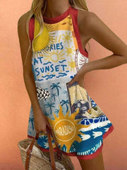 Vestido tie-dye de verano