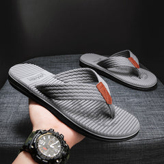 Men's Outer Wear Rubber Sole Summer Beach Slippers