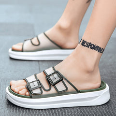 Chanclas de verano para hombre para uso en exteriores e interiores, ideales para el hogar