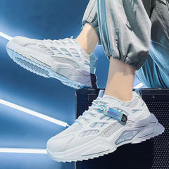 Zapatos casuales de malla transpirables para correr de primavera para hombre