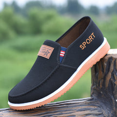 Zapatos casuales de caña baja y sin cordones para hombre