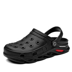 Sandalias de playa con suela blanda y agujeros para hombre