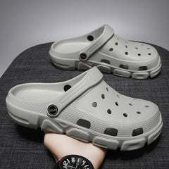 Sandalias de playa de suela suave estilo coreano de moda para hombres y mujeres