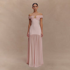 Backless Mesh Panel Midi Dress