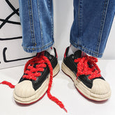 Zapatos casuales duraderos de plataforma de estilo único e informal con marea