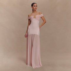 Backless Mesh Panel Midi Dress