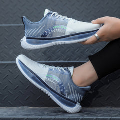 Zapatillas deportivas de primavera para hombre, transpirables, de malla para correr.