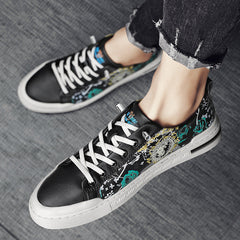 Herren-Slipper aus Rindsleder, vier echte, weiche grüne Slipper