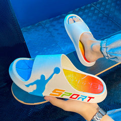 Chanclas de verano para exteriores con suela gruesa para hombre