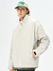 Jacket Windproof Waterproof Stand Collar Coat Top