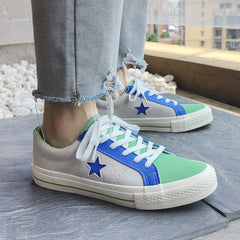 Women's & Men's Summer Breathable And Niche Stitching Canvas Shoes