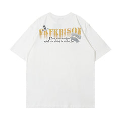 T Shirt  Printed Loose Fit Summer Casual Tee