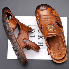 Sandalias de playa con punta cerrada y suela blanda para hombre