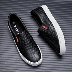 Men's Small White Skateboard Lazy Korean Casual Shoes