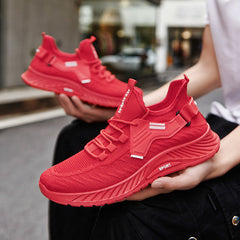 Atmungsaktive, leichte Laufschuhe aus Mesh für Herren in großen Größen