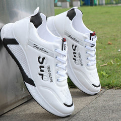 Slouchy Herren Sport koreanische weiße Outdoor Casual Schuhe