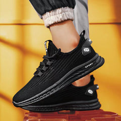 Zapatos deportivos de moda para hombre, transpirables, suaves y casuales.