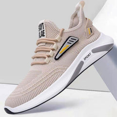 Zapatos deportivos con cordones transpirables, cómodos e informales para hombre